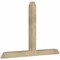 Ekena Millwork Portland Rough Sawn Timber Gable Bracket, Douglas Fir, 60"W x 40"H x 4"D x 4"F, 16/12 Pitch GBW060X40X0404POR00RDF - alternate 3